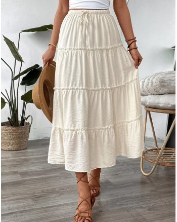 PLEATED BEACH SKIRT